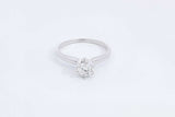 0.48cttw Diamond 14k White Gold Ring 2.5 Grams Size 7.5 Eb0526pwrdu