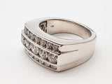 1.98 Cttw Lab Grown Diamonds 10k White Gold 14.0g Ring Size 10 Do0526lxzxde