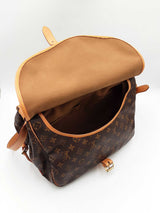 Louis Vuitton Saumur 35 Messenger Bag In Lv Monogram Coated Canvas Fw0125irxdu