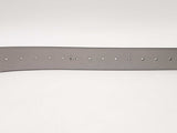 Mcm Claus Logo Misty Gray Reversible Monogram Belt Sd0725lzxsa