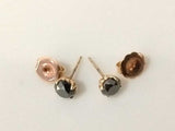 2.6 Cttw Double Stud Earring 18k Yellow Gold 3.1 Grams Mk0726wzxmia