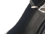 Yves Saint Laurent Navy Suede & Black Leather Courts Heels Size 38.5 Eb0525cxsa