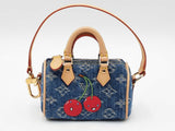 Louis Vuitton X Takashi Murakami Micro Denim Speedy Bag Charm Sd0726crzdu