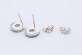 Tiffany & Co. 1837 Circle Stud Sterling Silver Earrings 2.6 Grams Eb0626crde