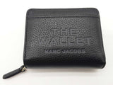 Marc Jacobs The Wallet Black Leather Bifold Zipper Wallet Do0426lrde