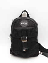 Gucci Black Nylon Off The Grid Sling Backpack Eb0326lrxsa