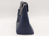 Kate Spade Leena La Vita Ostrich Shoulder Bag Blue Aa1025orsa
