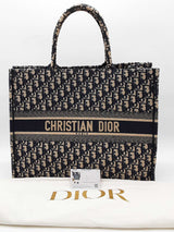Christian Dior Oblique Embroidery Book Tote Bag Eb0526lrxzde