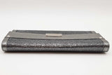 Jimmy Choo Metallic Silver Glitter Reese Clutch Eb0726crde
