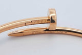 Cartier Juste Un Clou 18k Yellow Gold Bracelet 37.5 Grams Size 20 Eb0626pxxzdu