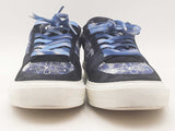 Louis Vuitton Ollie Cloth Low Bandana Blue Shoes Size 10 Aa0126oozsa