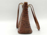 Brahmin Croc-embossed Leather Tote Bag Brown Aa1026pzsa