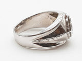 0.10 Cttw Natural Diamonds 10k White Gold 8.0g Ring 9.5 Do0626wprde