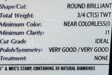 3.16cttw Diamond 14k White Gold Ring 16.1 Grams Size 6 Eb0626opxzdu
