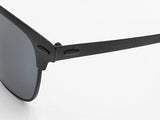 Ray-ban Rb3716 Clubmaster Metal Black Sunglasses With Case Aa0926crsa