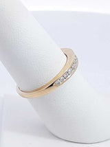 0.30 Cttw Diamond & 14k Yellow Gold Anniversary Ring 2.7 Gram Size 7 Fw0226lpzdu