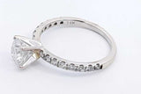 1.18ctw Diamond Ring In 14k White Gold 2.4 Grams Size 6.5 Eb0225lcxzsa