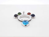 Bvlgari Allegra 18k White Gold & Gemstone Pendant 9.5 Grams Fw0326erxdu