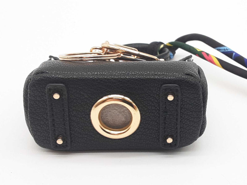 Black Doggie Bag Holder Mini Bag Charm Do0825cde