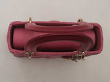 Christian Dior Lady Canage Hombre Pink Small Handbag Aa0325oizxsa