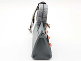 Blue Gray Building Mini Bag Charm Do0725ede