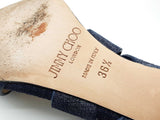 Jimmy Choo Margo Blue Denim Heel Size Eu 36.5 Do0226rxde