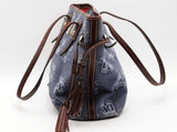 Dooney & Bourke Signature Logo Jacquard Tote Blue Aa0926pzsa