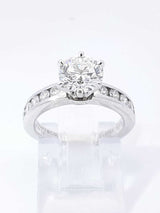 Tiffany & Co. 1.72 Cttw Diamond & Platinum Ring 6.5 Grams Size 4.25 Fw0126ixxzdu