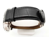 Tissot 40mm Couturier Black Dial Leather Band Steel Quartz Watch Do0725loxde