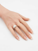 Tiffany & Co. 1837 Wide Band In Sterling Silver 11.2 Grams Size 7 Fw0226lxzdu