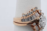 1.27cttw Diamond Ring In 14k Yellow Gold 6.9 Grams Size 6.5 Eb0826pcrsa