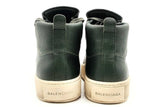 Balenciaga Arena High Top Cark Green Leather Sneakers Size 43 Eb0125oxzsa