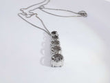 2.10 Cttw Diamond 14k White Gold 6 Grams Pendant Chain 16 In Aa0925pzxsa