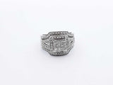 1.78ctw Diamonds 14k White Gold 5.7 Grams Ring Size 6 Sd0825crzdu