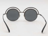 Chanel Pearl Round Blue Sunglasses Aa1225ozxsa