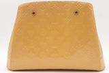Louis Vuitton Beige Monogram Vernis Montaigne Satchel Top Handle Bag Eb1025crxde