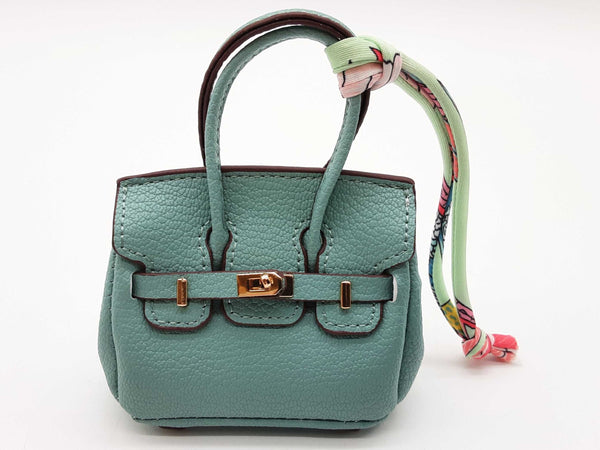 Blue Teal Mini Bag Charm Do0725ide