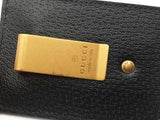 Gucci Gg Marmont Money Clip In Black Calfskin Leather Fw0426lrzdu