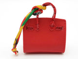 Red Building Mini Bag Charm Do0725ede