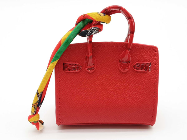 Red Building Mini Bag Charm Do0725ede