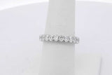2.0cttw Lab Grown Diamond Eternity Band 14k White Gold 2.3g Size 7 Eb0826cxzsa