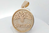2.85cttw Diamond 14k Yellow Gold Tree Of Life Pendant 87.8 Grams Eb0926cxxzsa