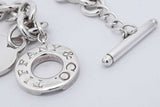 Tiffany & Co. 925 Sterling Heart Tag Toggle Necklace 75.9g 15-16 Inch Eb426oxzsa