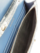 Balenciaga Denim Bb Monogram Hourglass Shoulder Bag Eb1025wrxdu