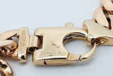 14k Yellow Gold Curb Chain Link Bracelet 51.1 Grams 9 Inch Eb0426wpxzsa