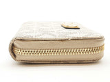 Michael Kors White Signature Coated Canvas Compact Zip Wallet Do1024lrde