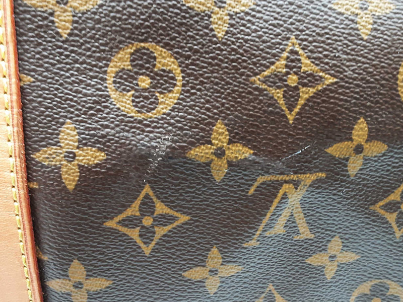 Louis Vuitton Keepall Brown Monogram Coated Canvas Duffle Bag Do1224rxzde