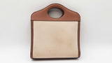 Burberry Mini Two-tone Canvas And Leather Pocket Bag Sd0526wzxdu