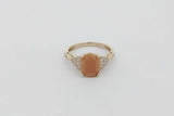 Diamond & Gemstone Ring In 10k Yellow Gold 2.5 Grams Size 7 Eb0926loxsa