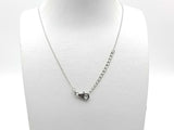 1.2 Dwt Diamond Pendant Chain Sterling Sliver Mk1225rzmia